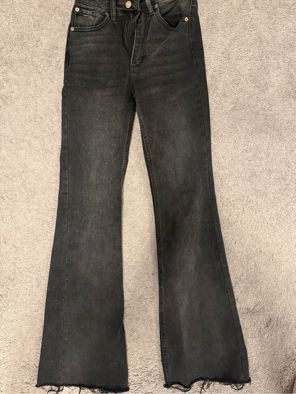 Garage Black Flare Jeans